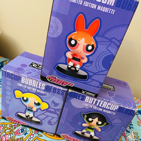 Buttercup 💚 Powerpuff Girls 💕 RARE STATUE! - Picture 15 of 15